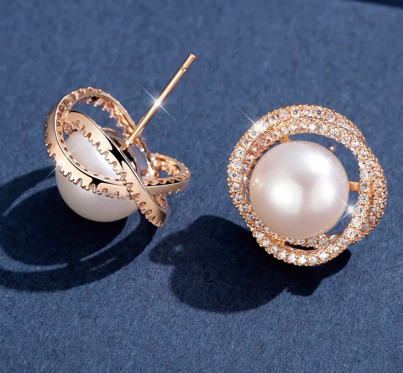 Classic Pearl Stud Earrings – Elegant Everyday Jewelry