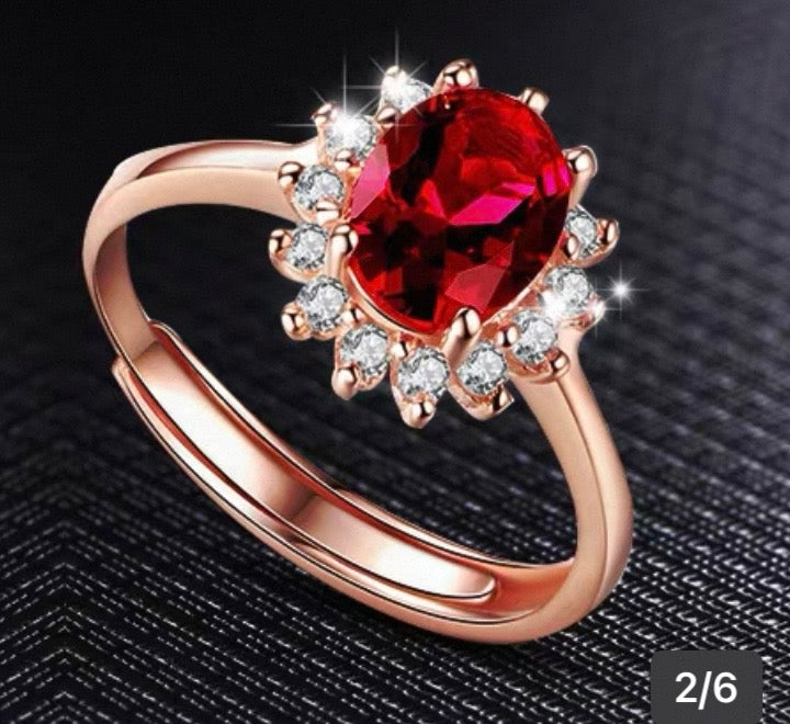 Ruby Red Ring – Elegant Statement Jewelry